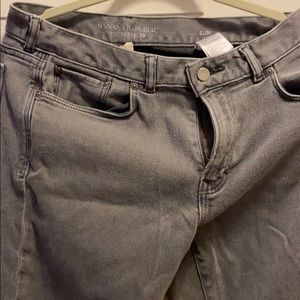 Gray jeans